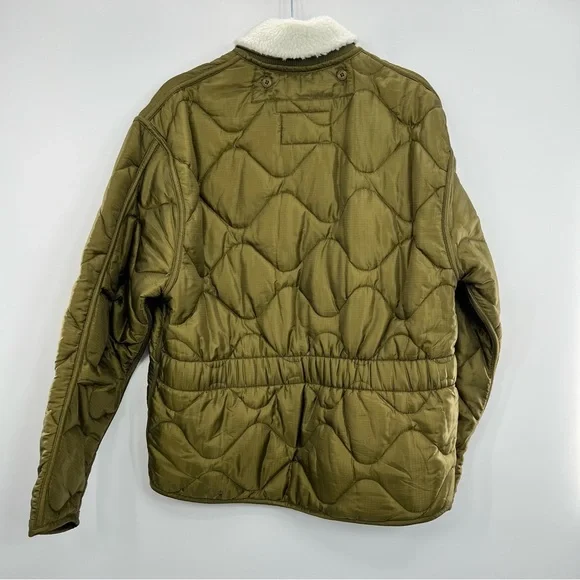 NWT Banks Journal Georgia Jacket Sherpa Collar Mid-Weight Quilted Weave XL M - Picture 12 of 16